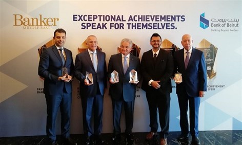 Bank of Beirut Wins 5 New Banker Awards